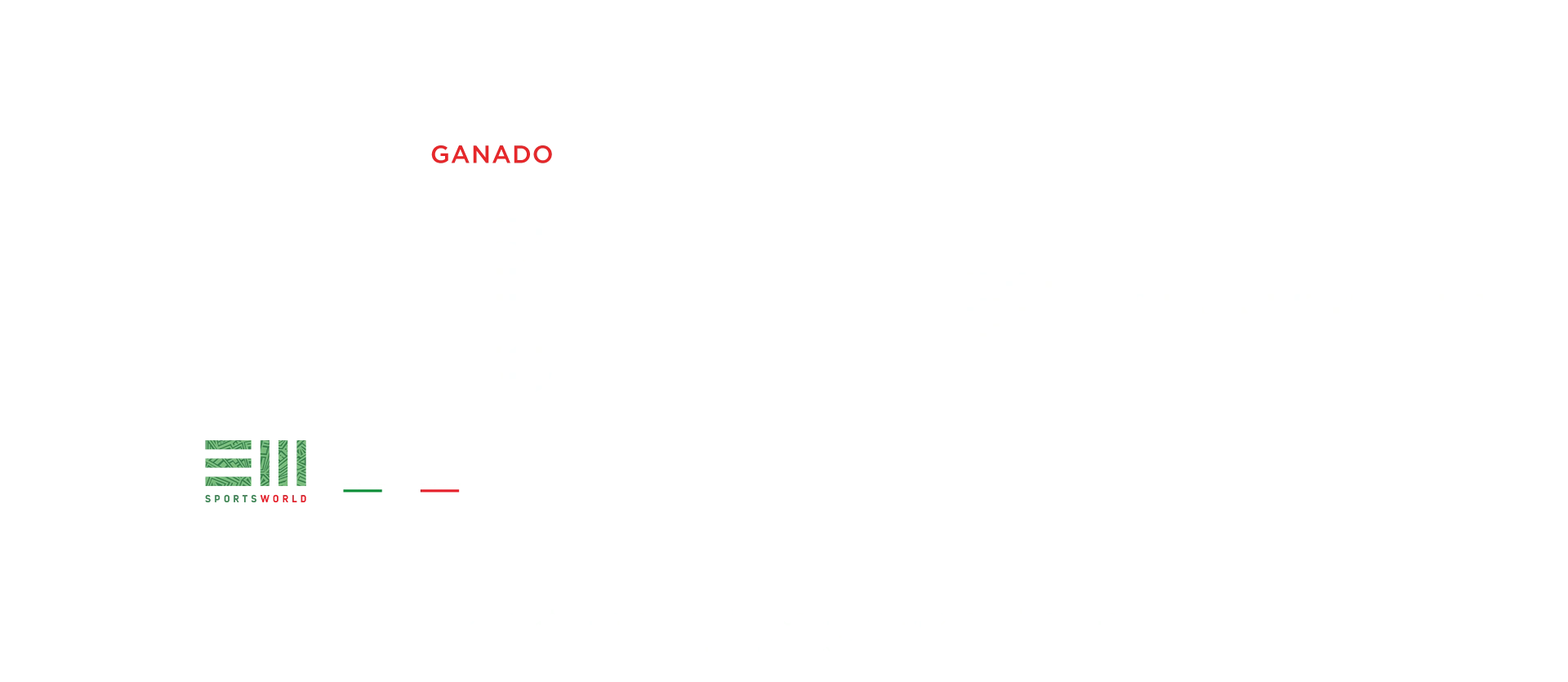 POR CADA PARTIDO GANADO DE MÉXICO, TE DAMOS:
