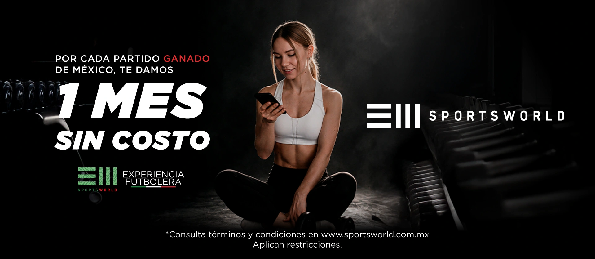 POR CADA PARTIDO GANADO DE MÉXICO, TE DAMOS: