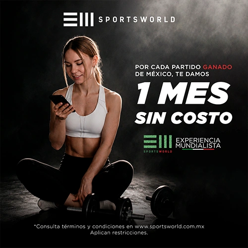 POR CADA PARTIDO GANADO DE MÉXICO, TE DAMOS: